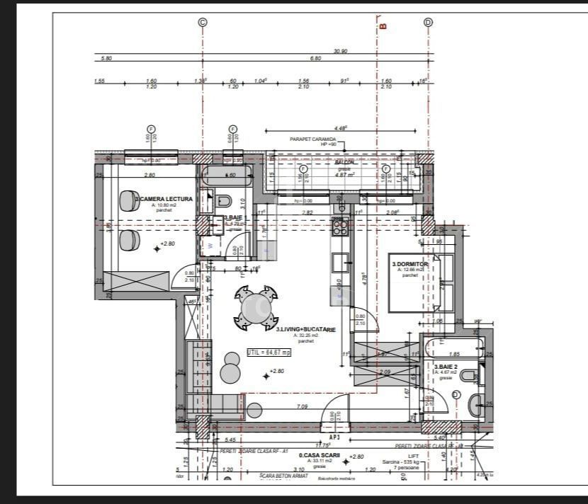 Apartament 3 camere de vanzare | LA CHEIE | CALEA SURII MICI