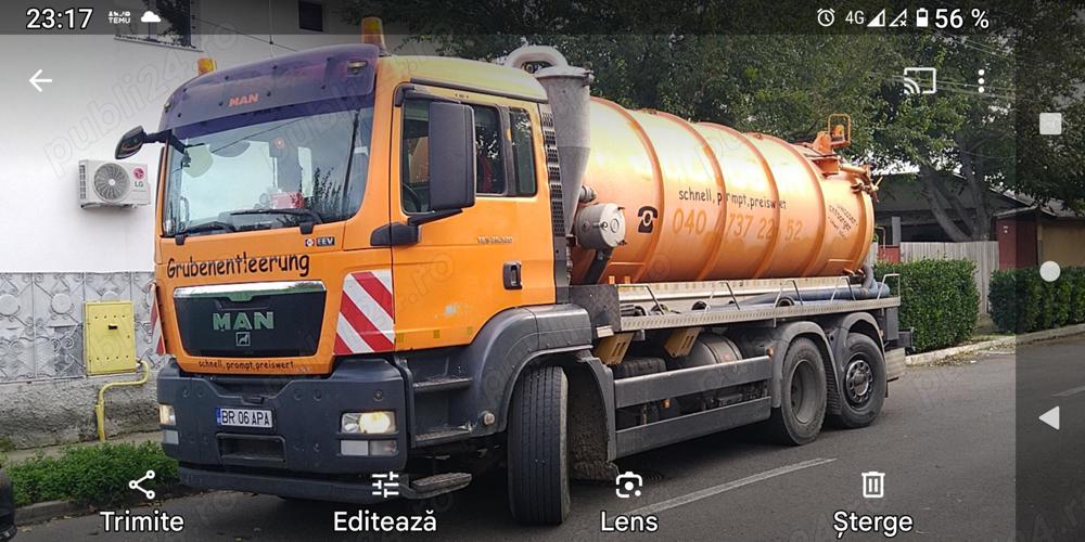 Vidanjare fose in BRAILA ,separatoare de grasimi si desfundat tevi