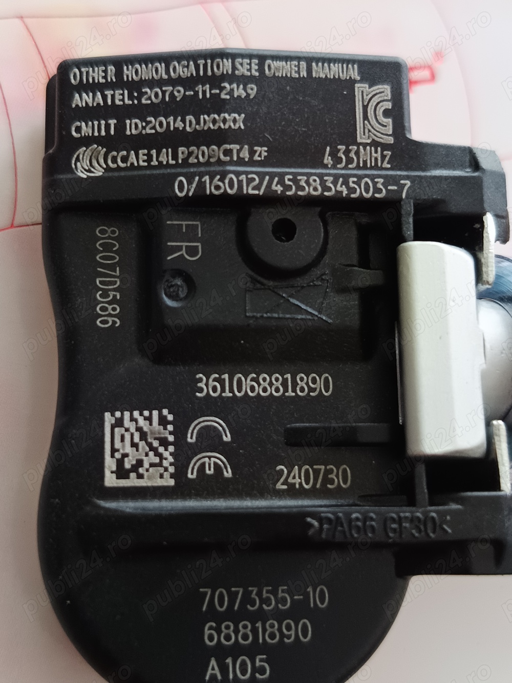 Senzori presiune roti.