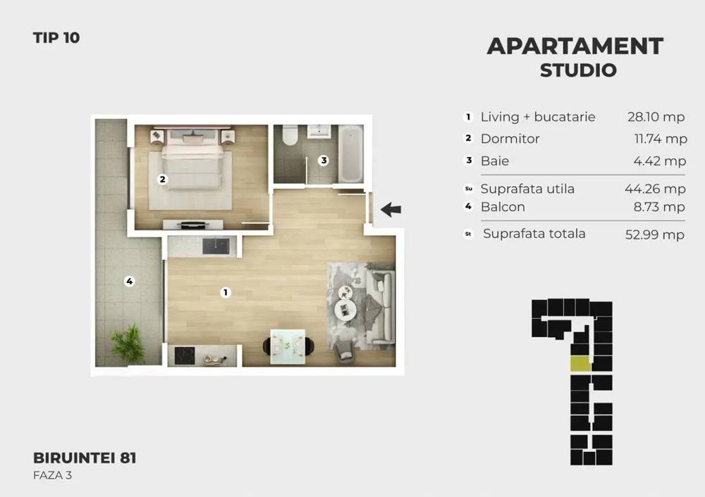 Apartament 2 camere