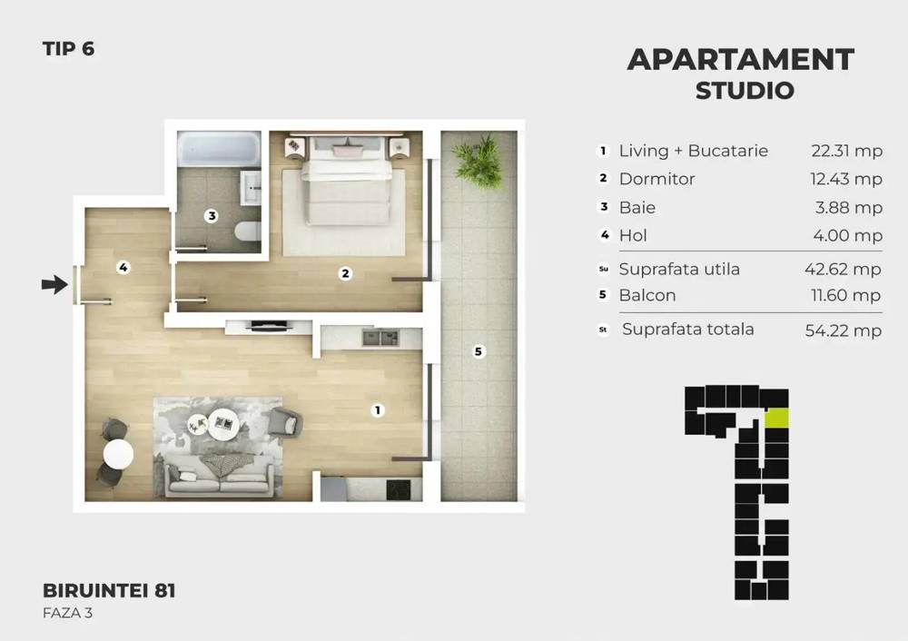 Apartament 2 camere