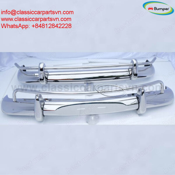 Volvo Amazon USA style (1956-1970) bumpers by stainless steel 