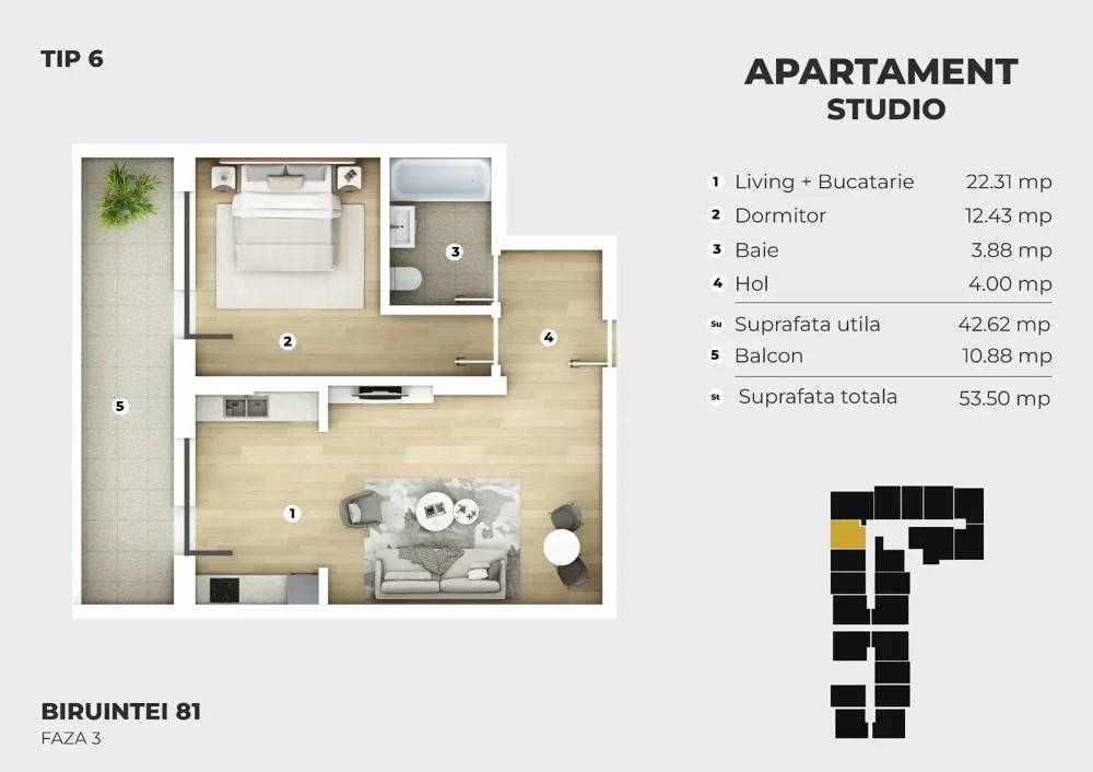 Apartament 2 camere