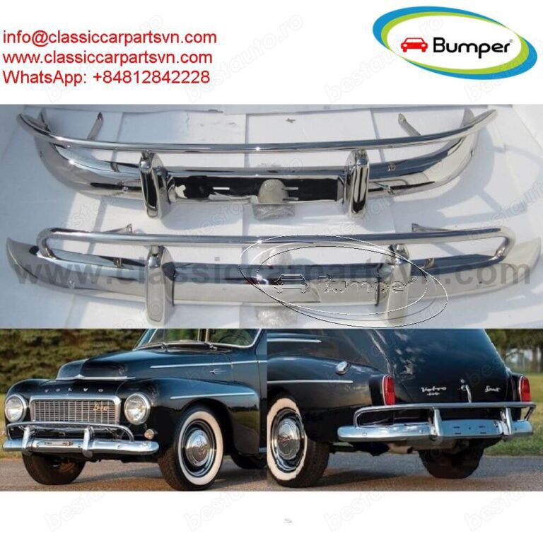 Volvo PV 544 USA type (1958-1965) bumpers by stainless steel new 