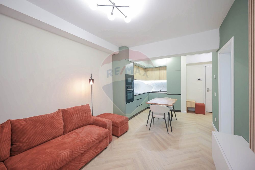 Apartament nou cu 2 camere de vânzare, 2 locuri de parcare, Nufărul