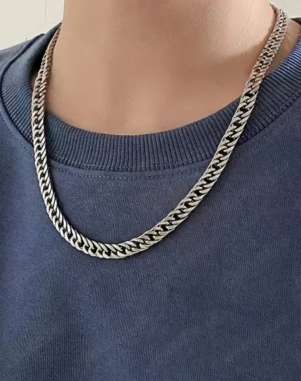 Vand lant din otel inoxidabil 55 cm model cubanez