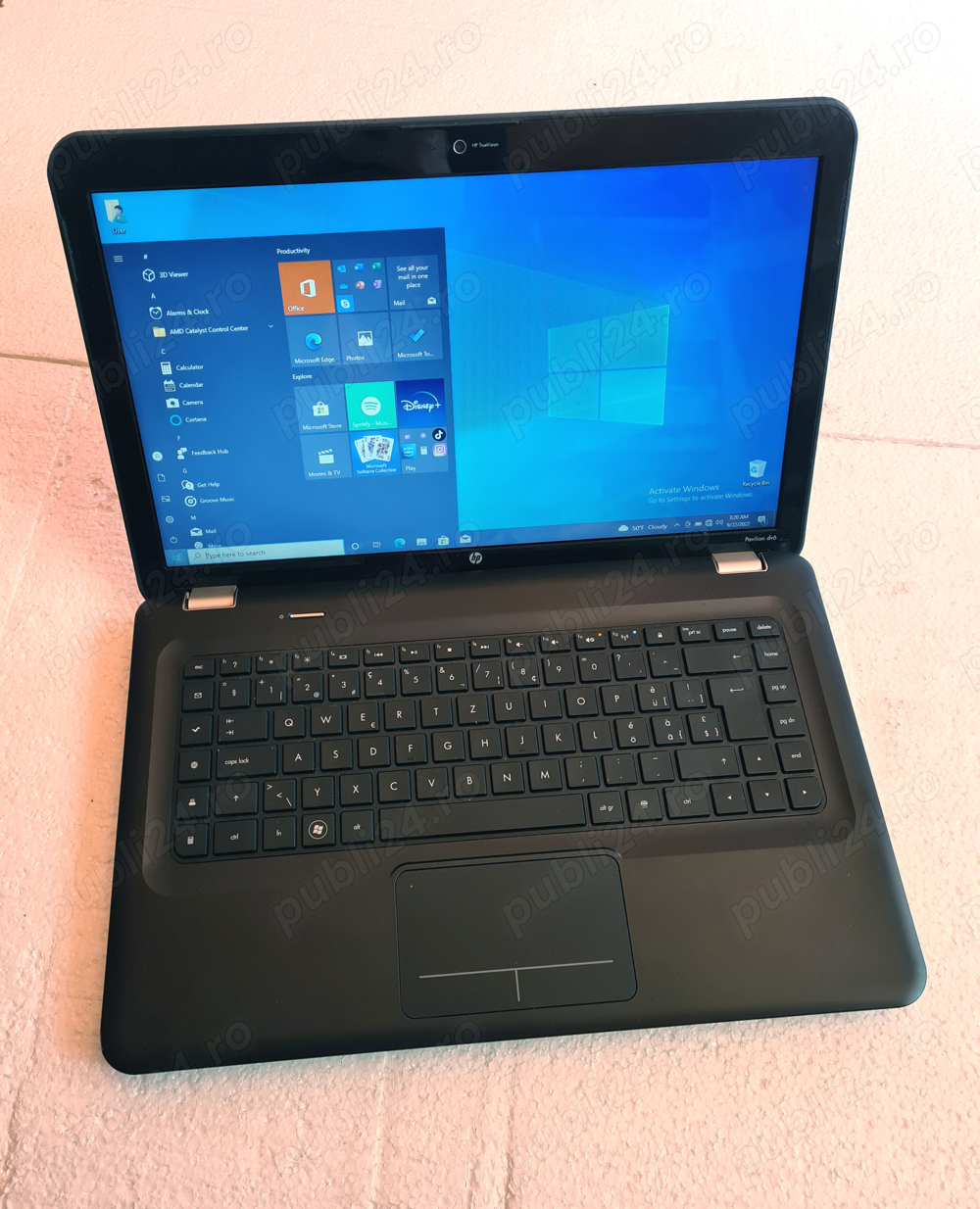 Laptop HP Pavilion DV6 15.6", i7 Quad Core, 8 GB RAM, SSD 240 GB