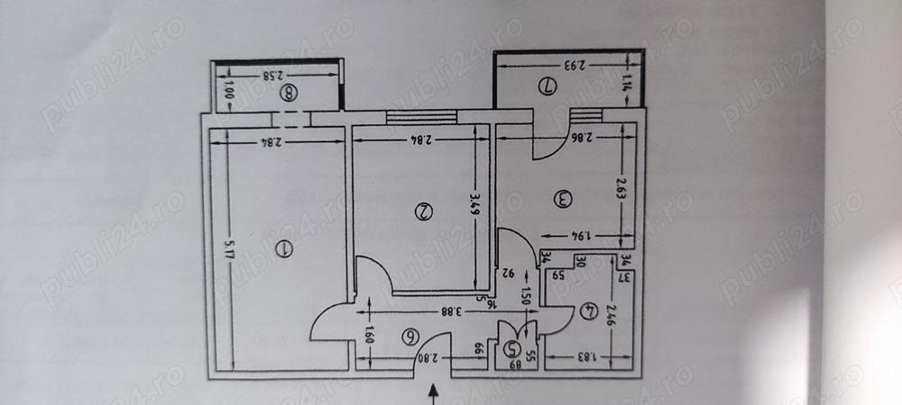 Vând ap doua camere et 4