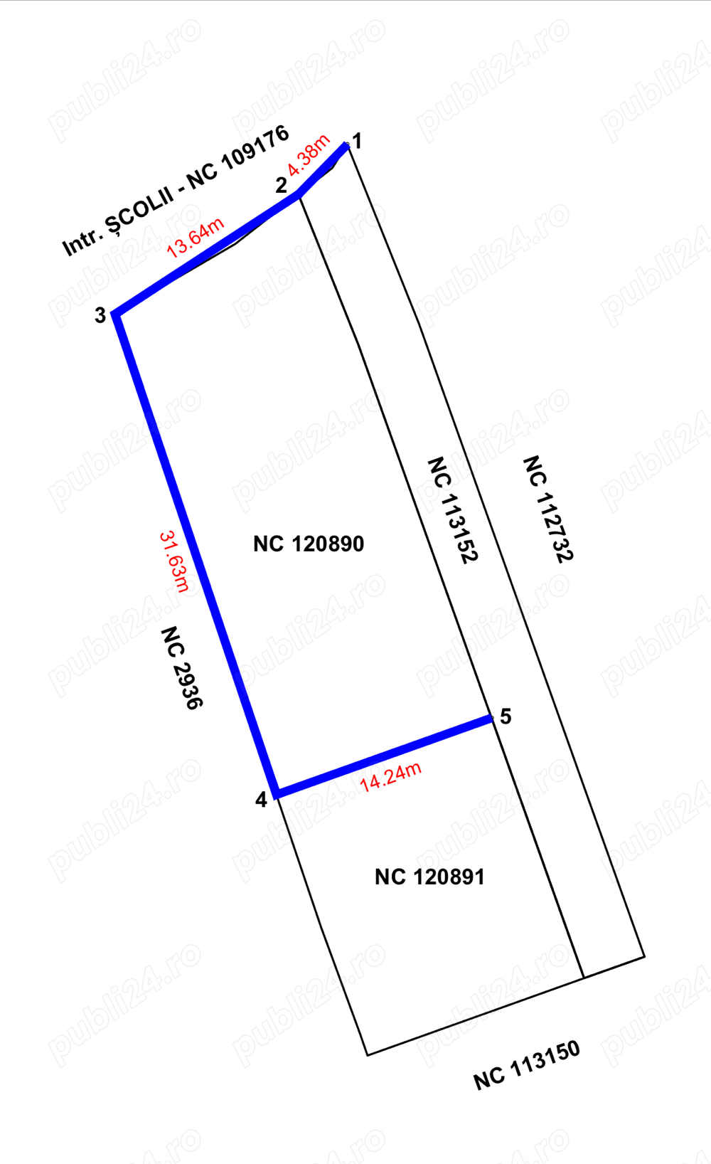 Teren intravilan 458 mp Otopeni