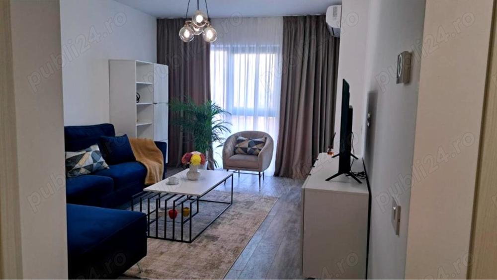 Herastrau (Parcului 20), apartament 2 camere, complet decomandat, bloc nou