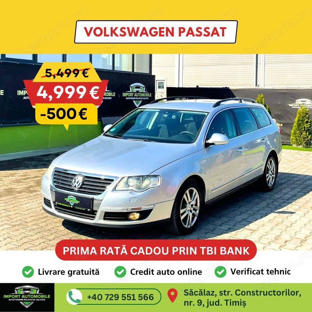 VW PASSAT cutie viteze AUTOMATA = An: 2010 , Motor: 1968 cmc , DIESEL , 140cp , EURO 5 , 248.000 km