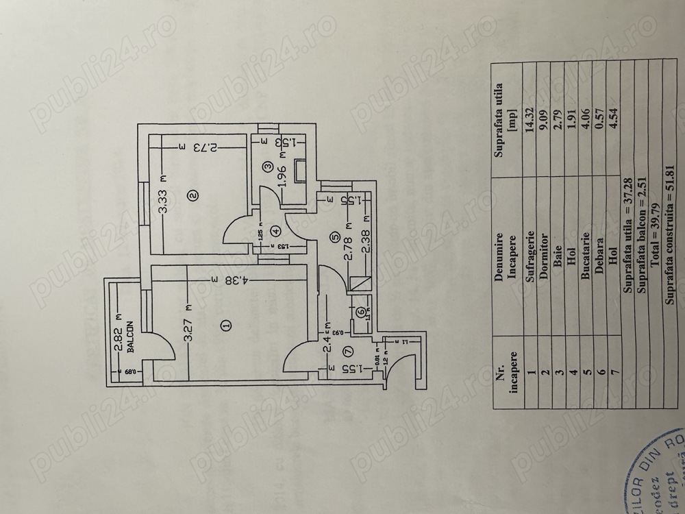 Apartament 2 camere, Urziceni - DE VÂNZARE