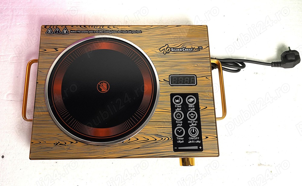 Plita ceramica 2500W, termostat reglabil