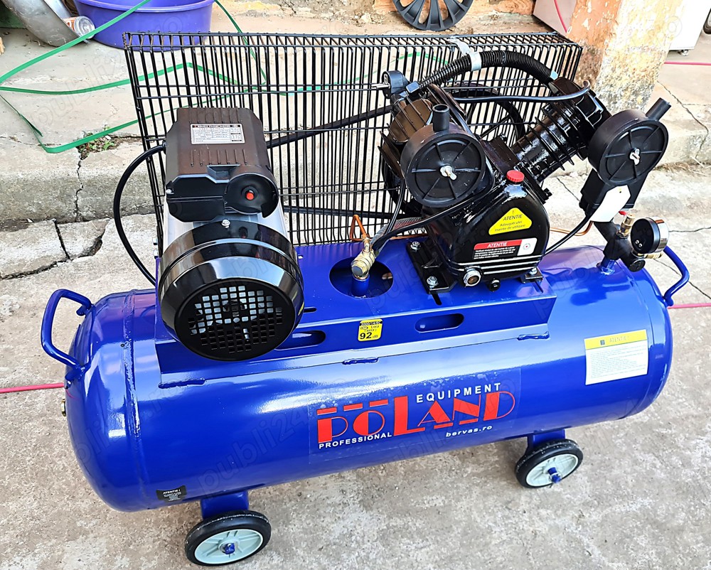 Compresor profesional 100L, 2 pistoane in V, 8 bar 2149 lei