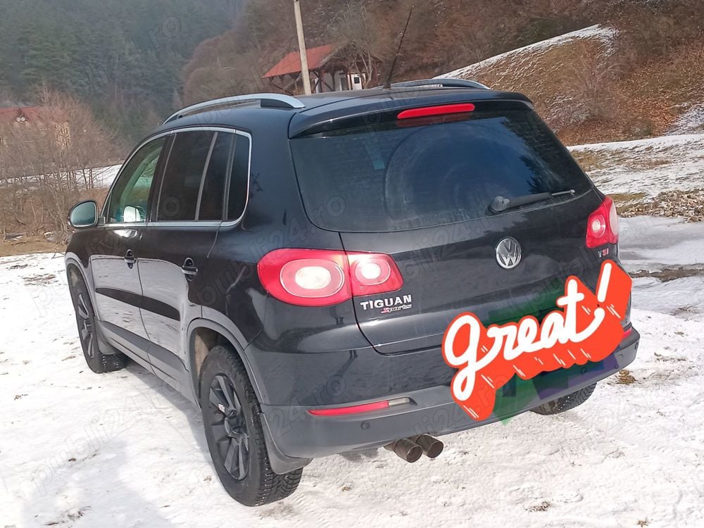 Tiguan 4x4 1.4 tsi lant in 6 trepte 215000 km originali stare f.buna si functionare