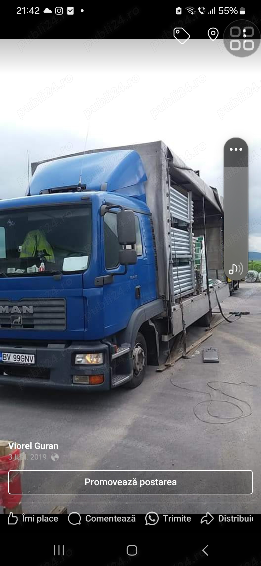 Transport marfa  generală 