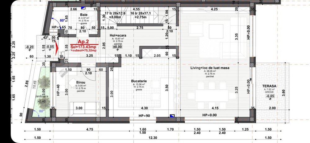 Casa cu 4 camere, 275 mp, zona Big-Manastur