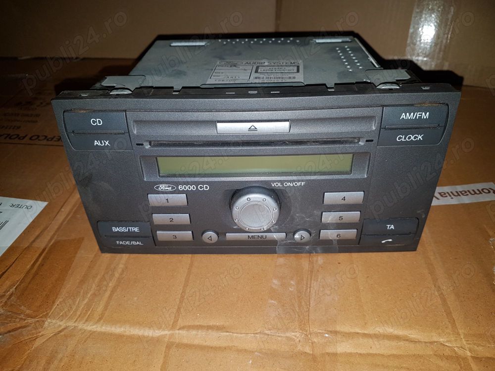 Radio-cd, model 6000 CD, original Ford Fiesta MK6, 2006
