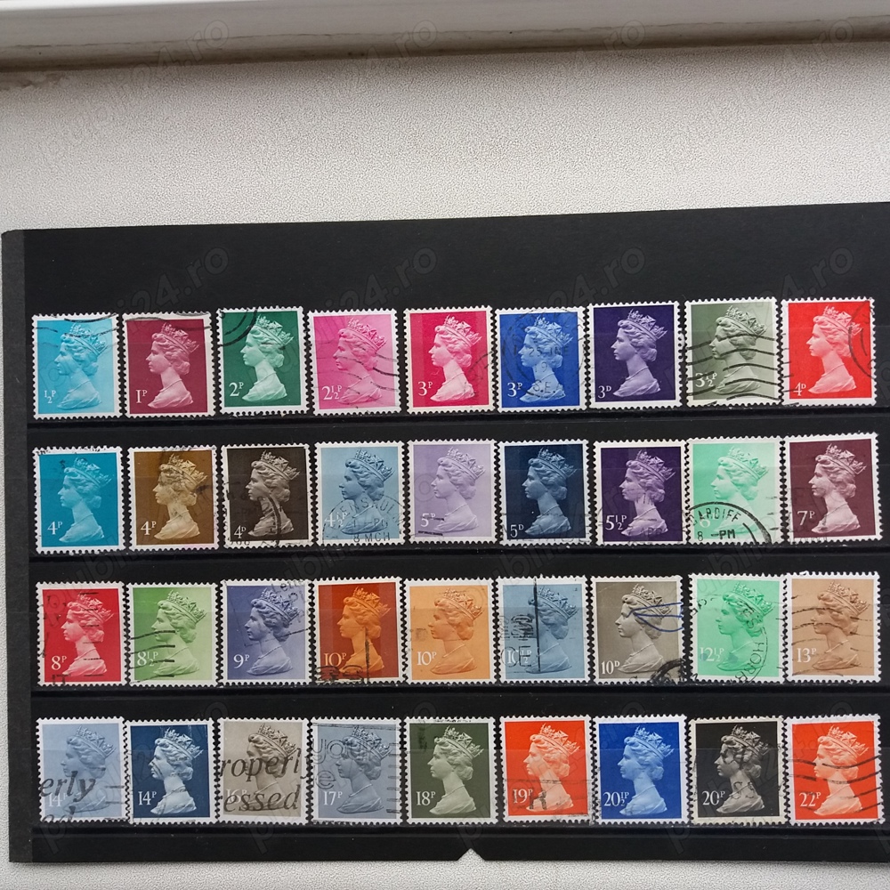 Timbre din Anglia si Australia