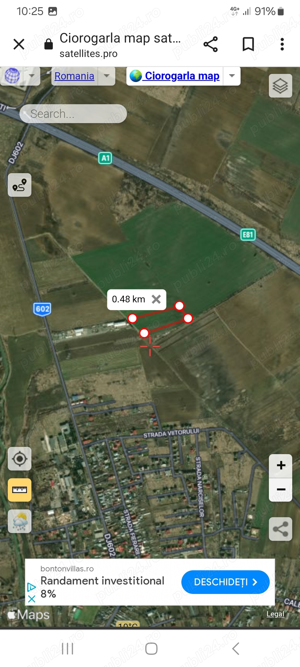 Teren de vânzare  intravilan  