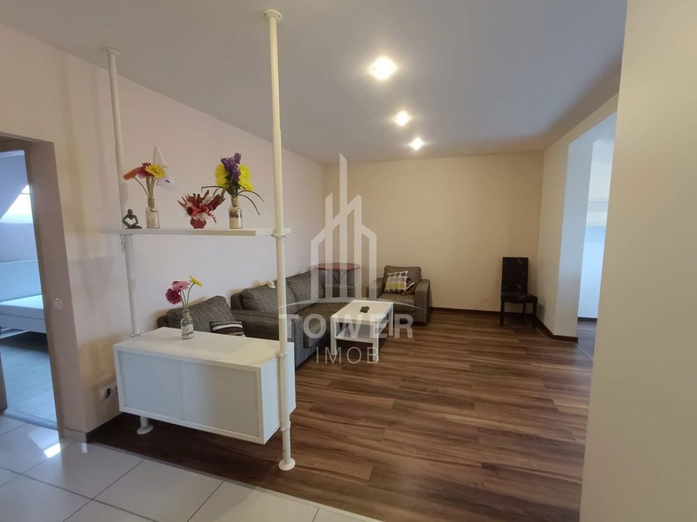 Apartament deosebit cu 3 camere la mansardă – 74 mp utili – Zona Ștrand