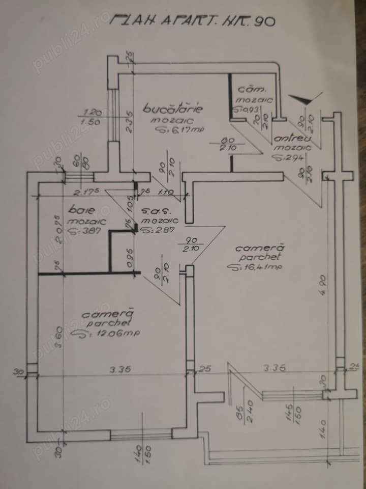 Vand cel mai ieftin apartament cu 2 camere decomandat din Oradea. (pret m )