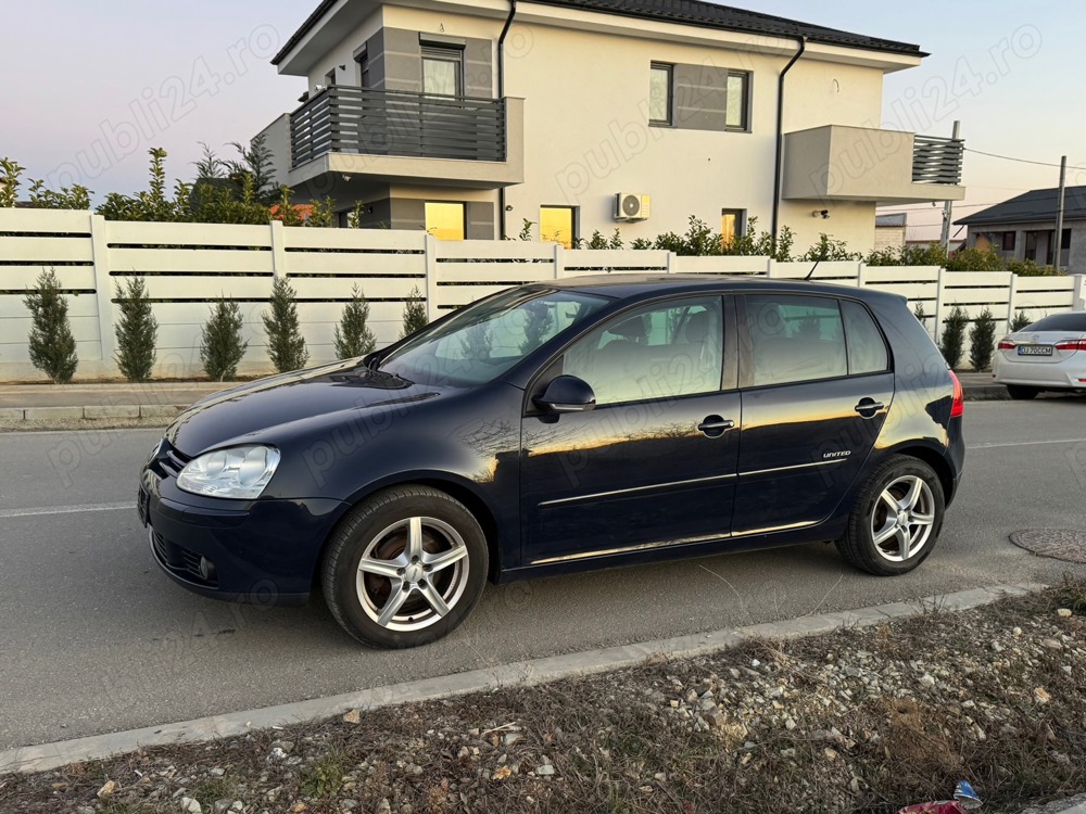 vw Golf 5 United 1, 6 Mpi fab 2008, stare perfecta, imp. Germania