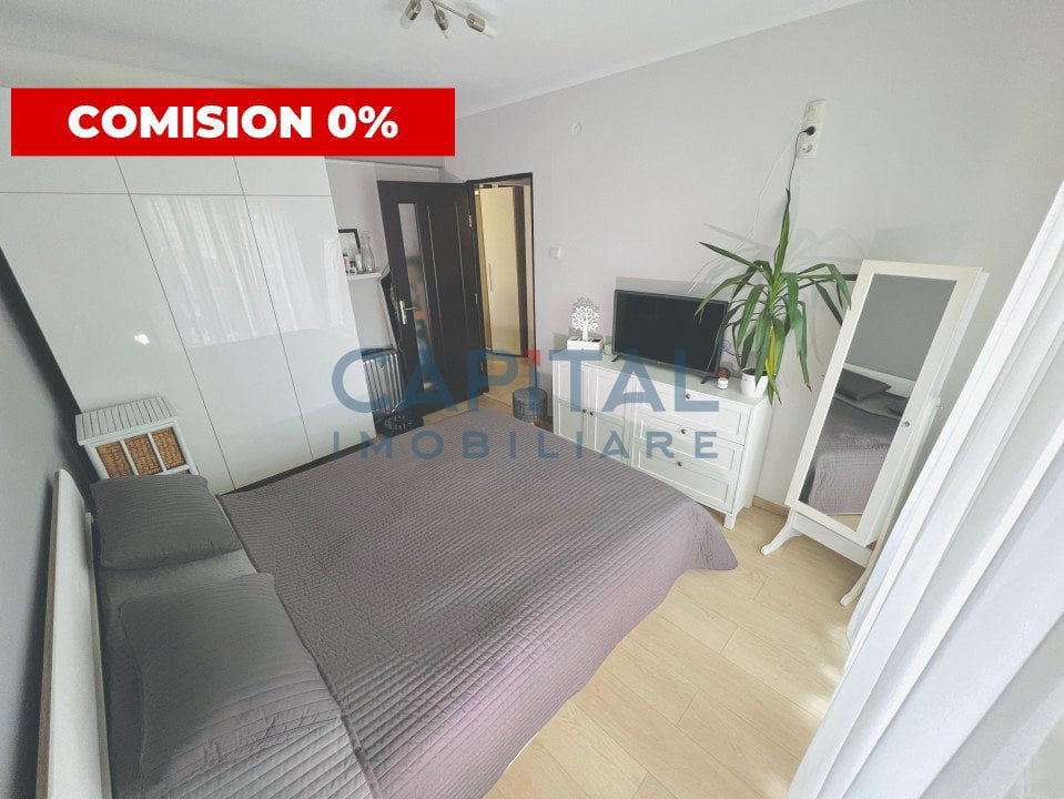 Comision 0 %  Apartament 2 camere, renovat, 1/4, zona UBB, UTCN, CENTRAL