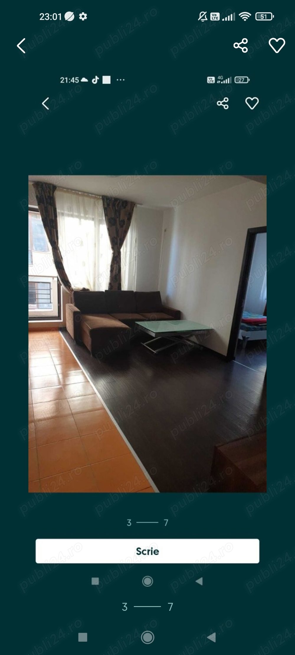 inchiriez apartament 3 camere Confort Urban Rahova