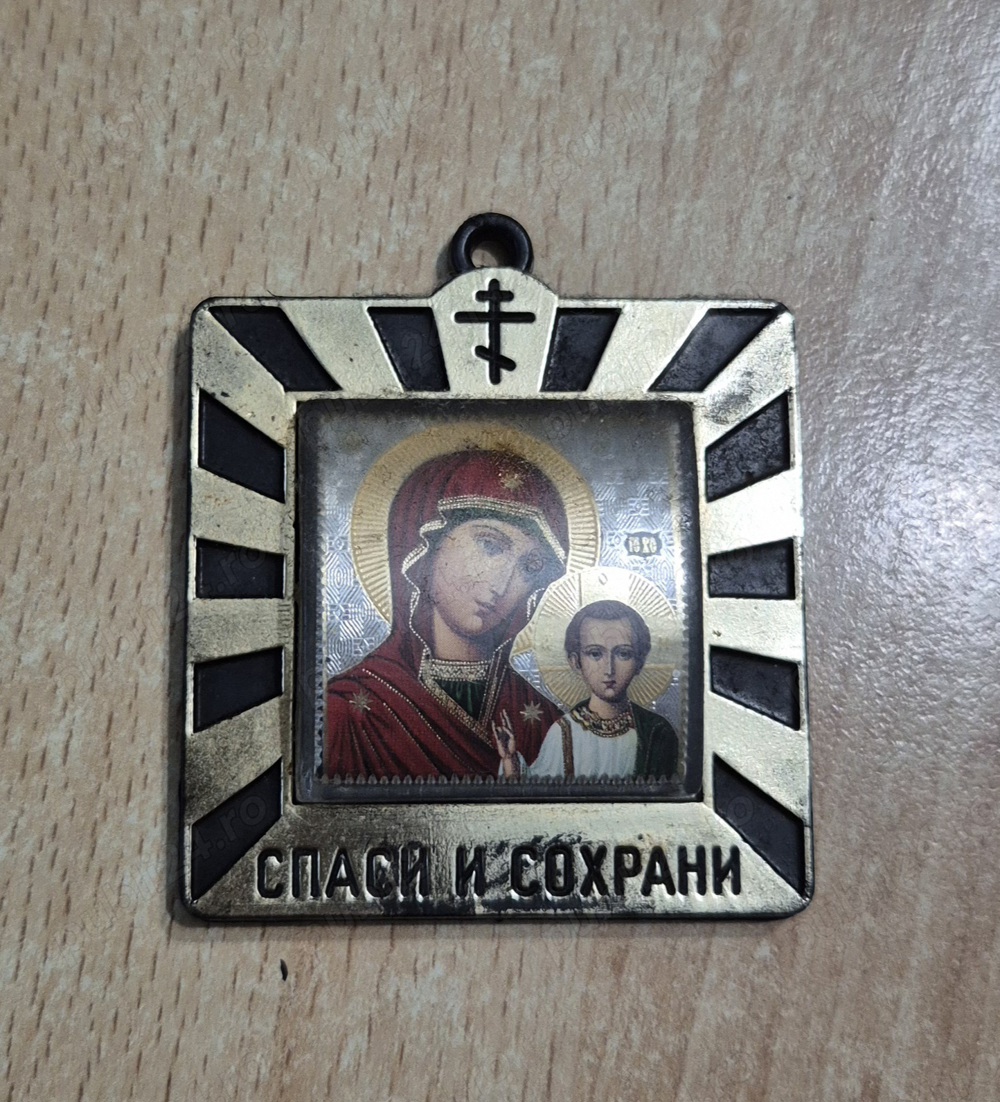 Decoratiune icoana Fecioara Maria cu Pruncul mica 