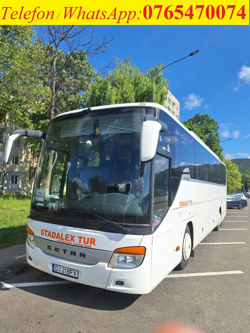  Autocar Setra S415 GT-HD, an 2005, Euro3, AC, 55 locuri. Import Franta