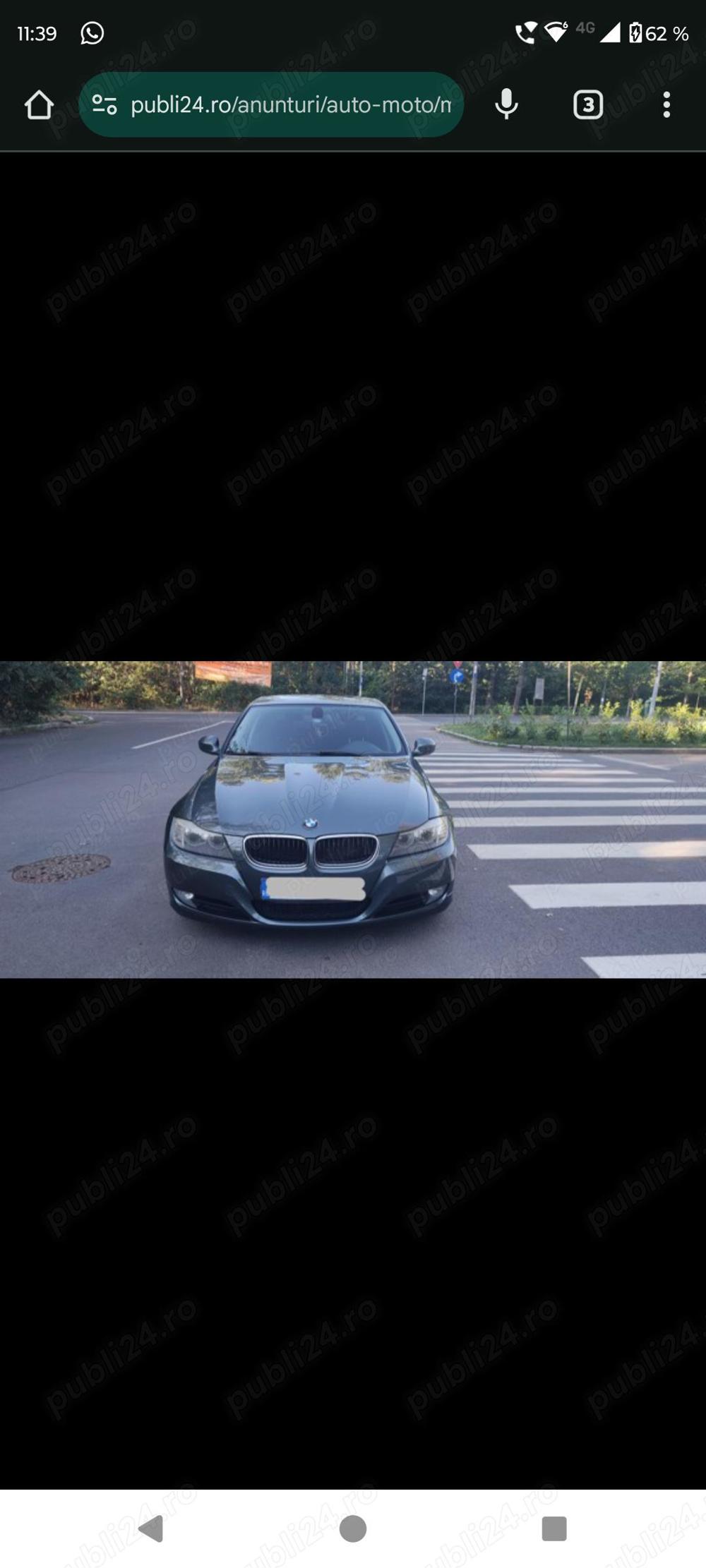 Vând BMW seria 3, e90 facelift, motor 2l diesel, proprietar