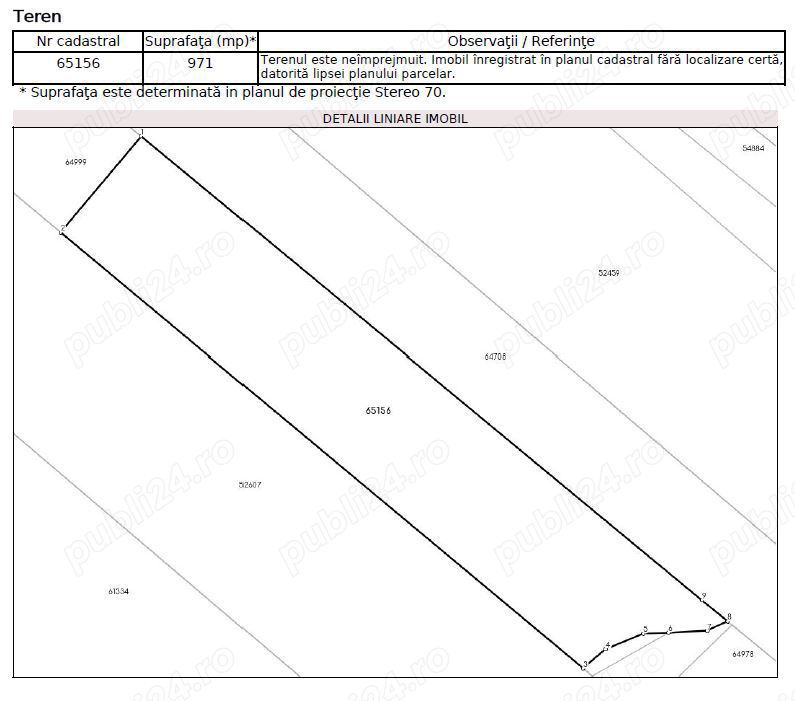 Teren intravilan construibil 971 mp la Intrarea în Sălicea