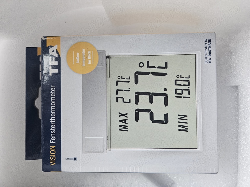 Termometru fereastra Tfa Dostmann 30.1025 Digital