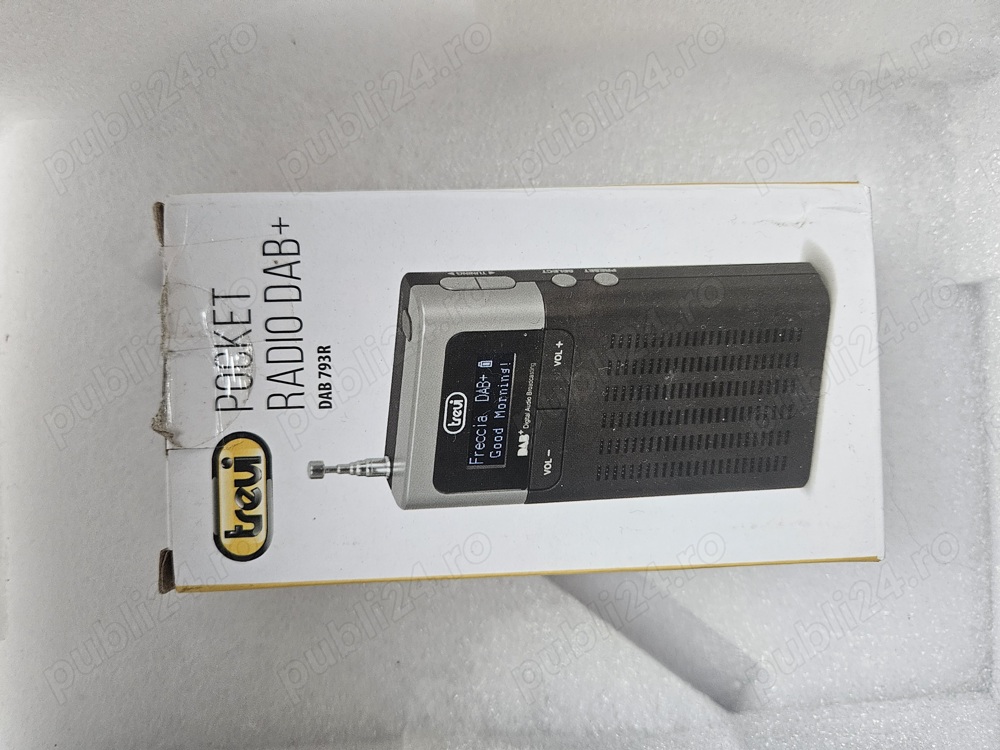 Radio portabil Trevi - DAB 793 R,  dab + fm negru gri