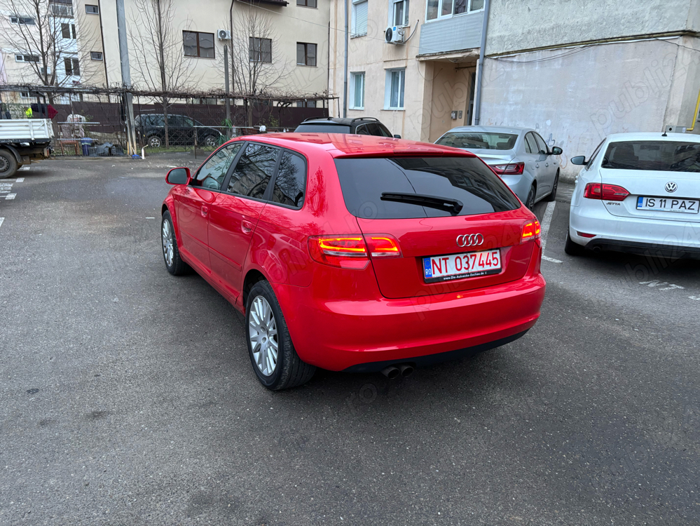 Audi A3 Benzină 1.4 TFSI Cutie Manuală 6+1 Trepte Fabricație 2011 Impecabilă Km Originali 139 De Mii