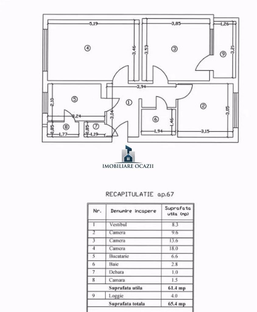 Vanzare Apartament 3 Camere Decomandat Berceni-Secuilor