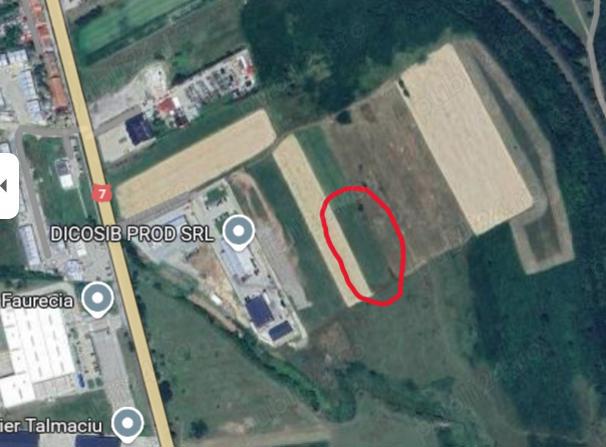 Vand 3.336 mp teren in zona industriala Talmaciu