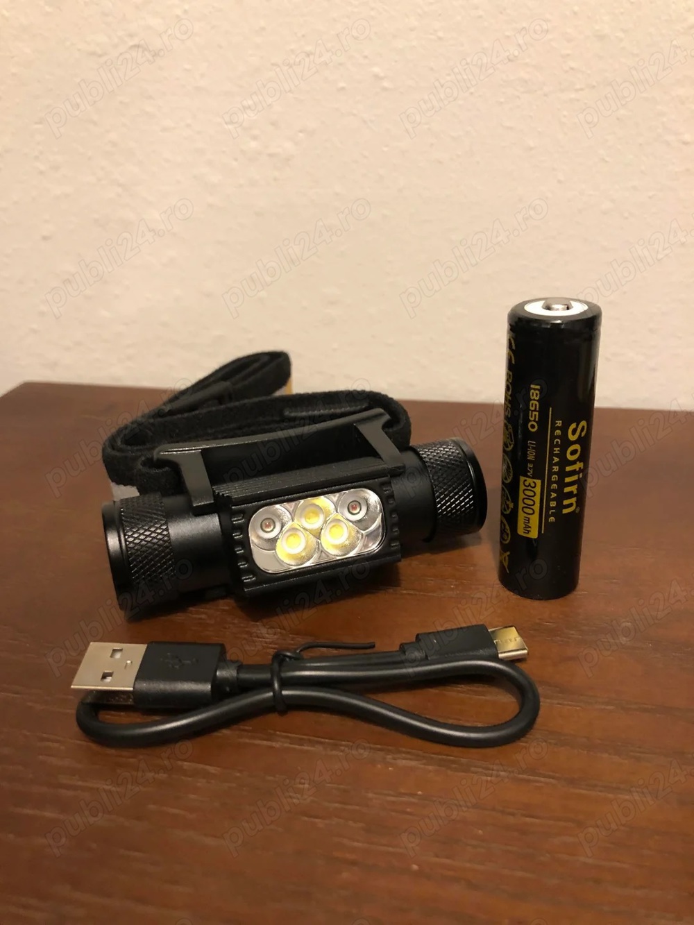 Lanterna frontala 1500 lumeni