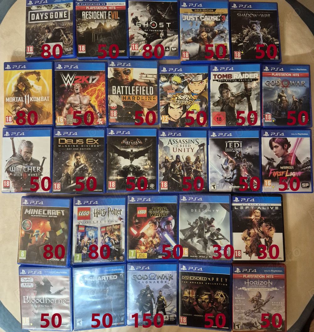 Joc PS4 PS5 , Uncharted, Infamous, Batman, 