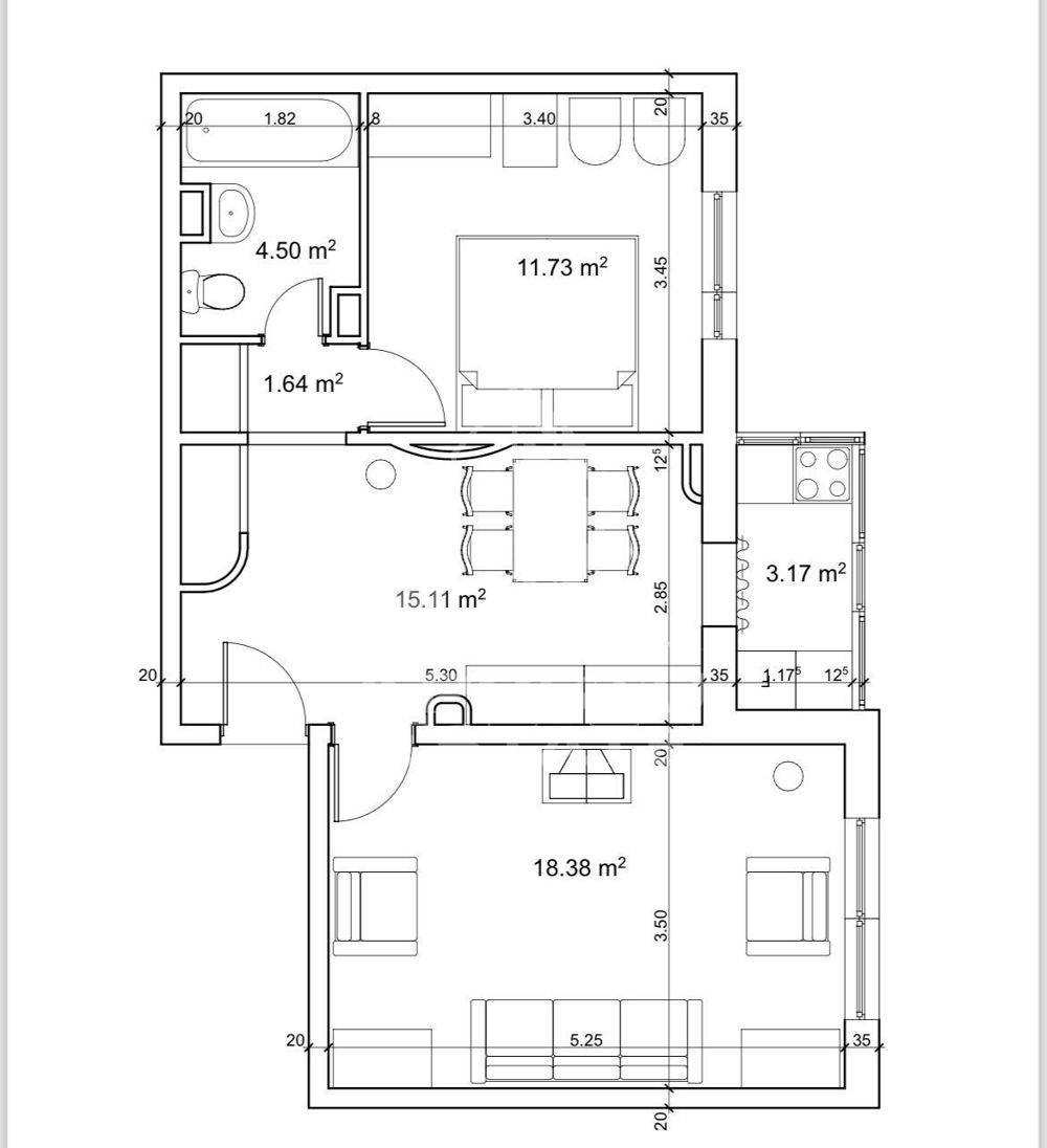 Apartament 2 camere cu centrala, etaj intermediar, in zona Bucovina