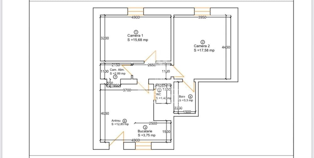 Apartament 3 camere decomandat, pod reabilitat langa Piata Iosefin.