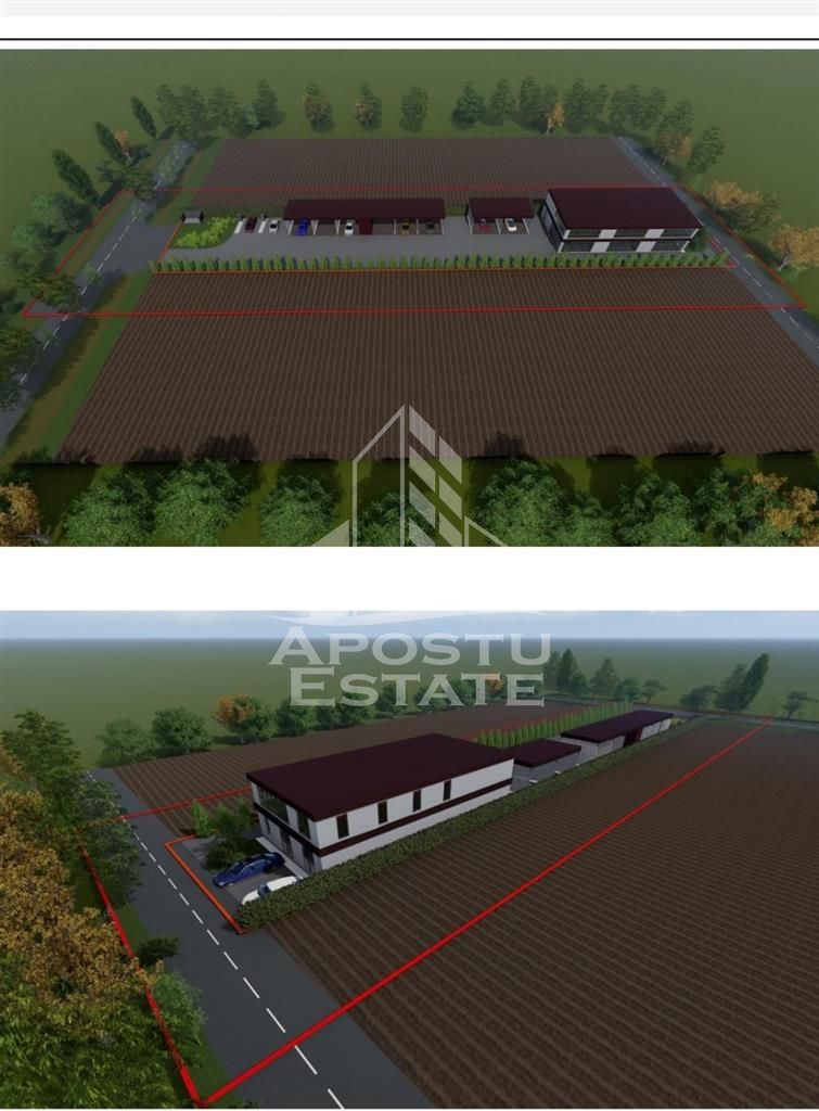 Teren Zadareni proiect spalatorie auto/spatii comerciale