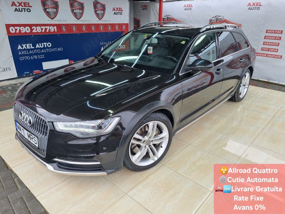 Audi A6 Allroad Quattro, An 2013 07, Motor 3.0Diesel, 313CP, Euro 5, Rate Fixe, Avans 0%