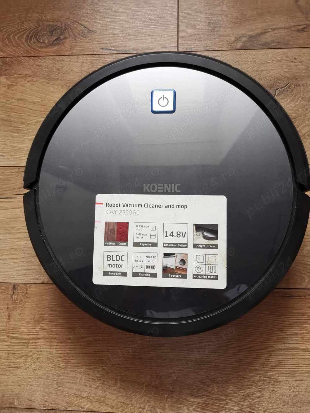 Robot aspirator si mop Koenic
