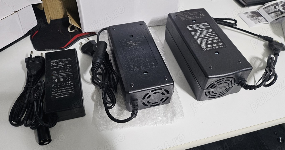 Incarcatoare Baterii Li-Ion 24V-36V-48V   2-5A Real ! (NOI)