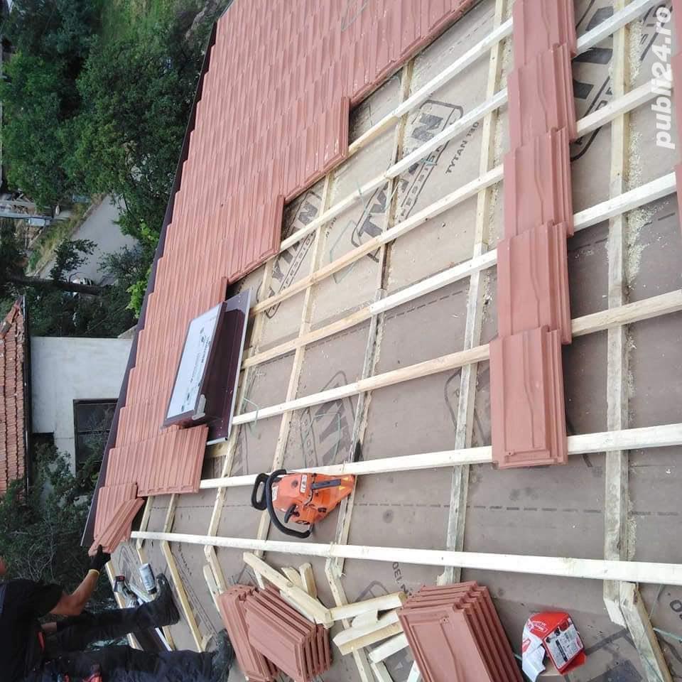 Dulgherie acoperis si tigla metalica sau ceramica