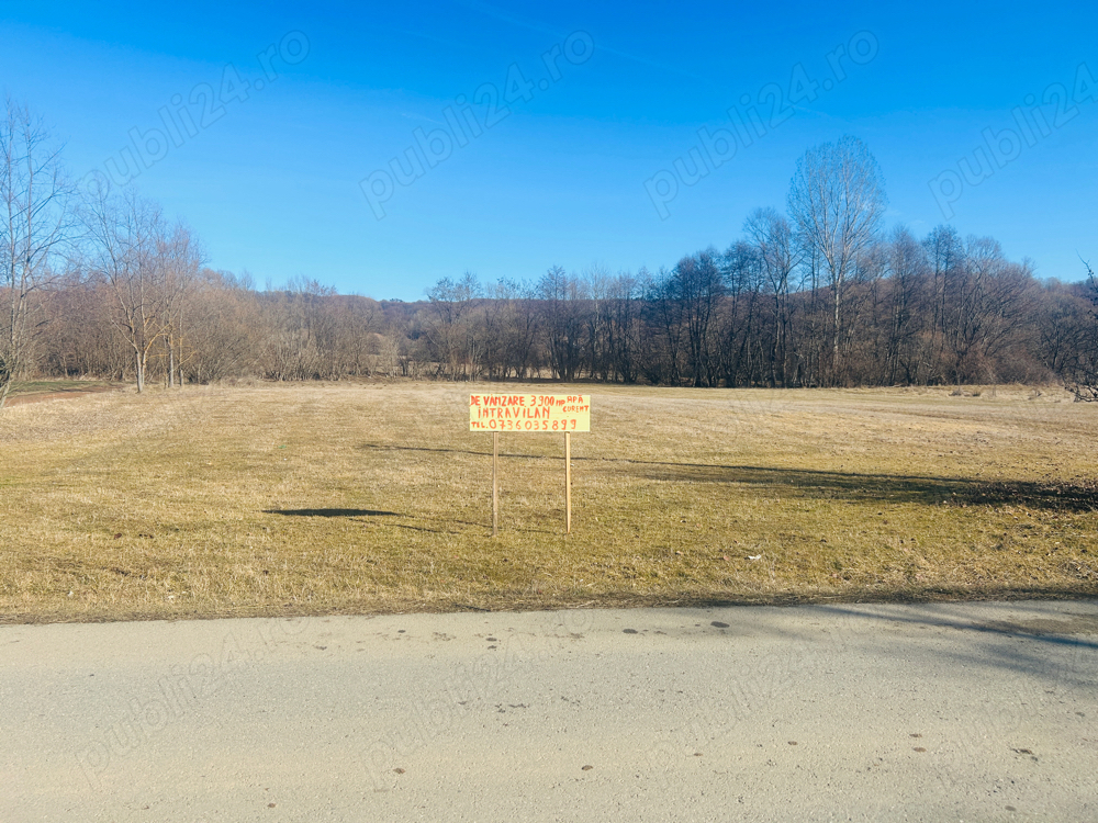 vand teren intravilan 4900 mp la sosea Milostea, Slatioara, Valcea