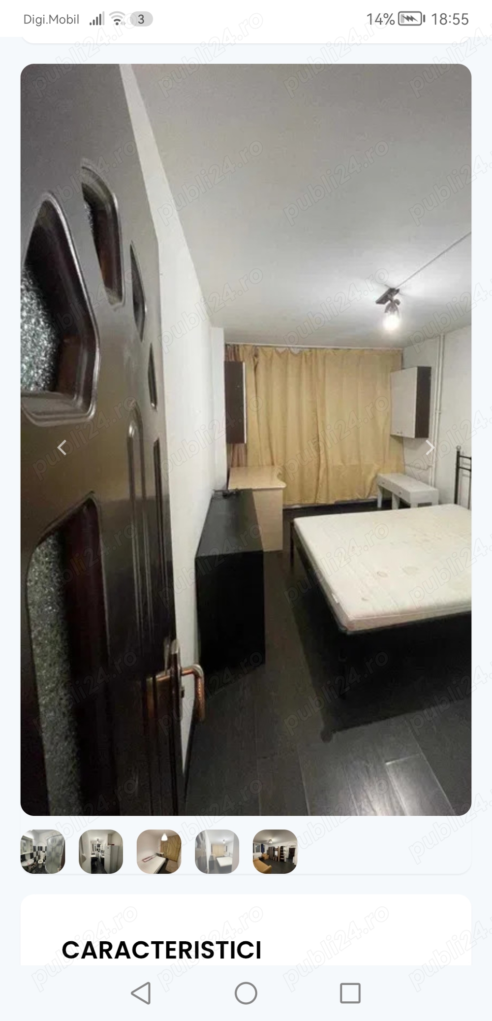 Închiriez apartament cu 4camere,semidecomandat în Drumul Taberei