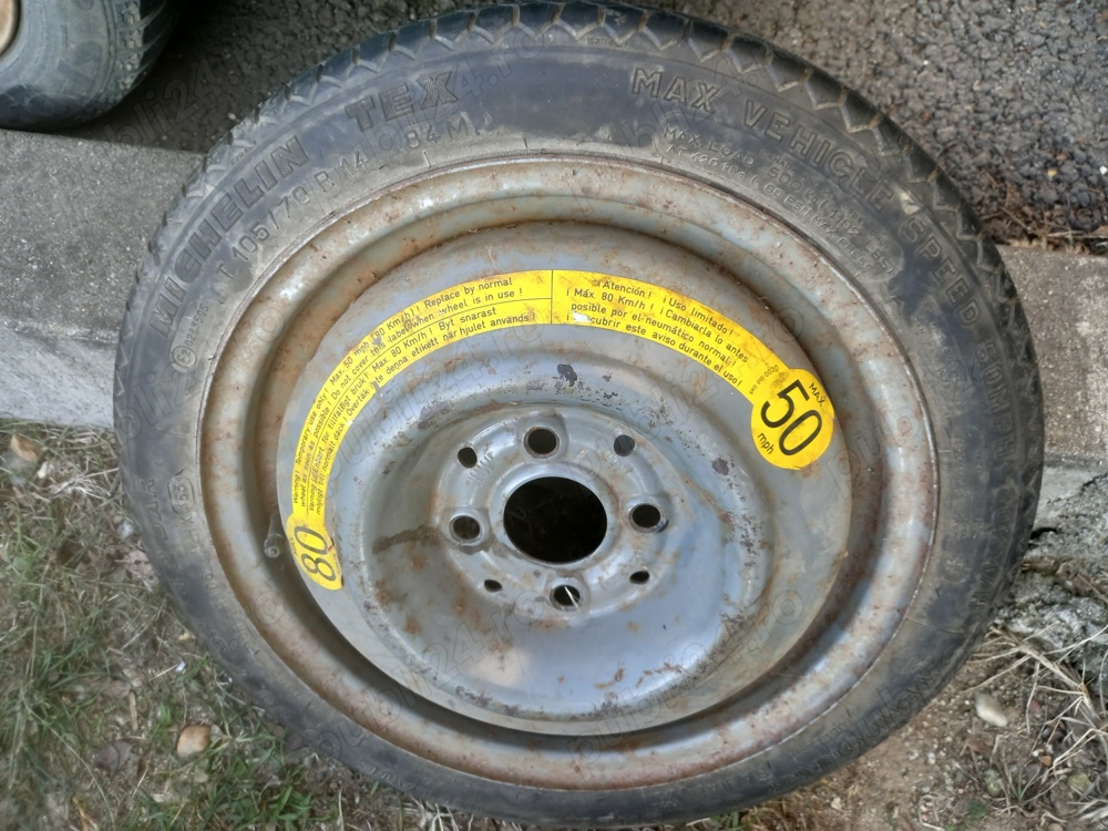 Jante cu cauciuc pe 14 15 si 16